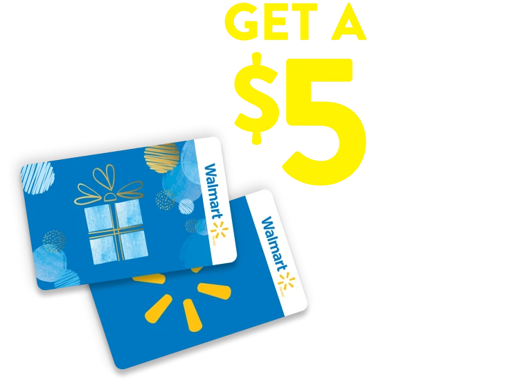 Buy any 3, get a $5 Walmart Digital Giftcard